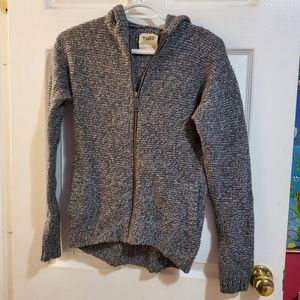 TNA Wool Zip Up Sweater